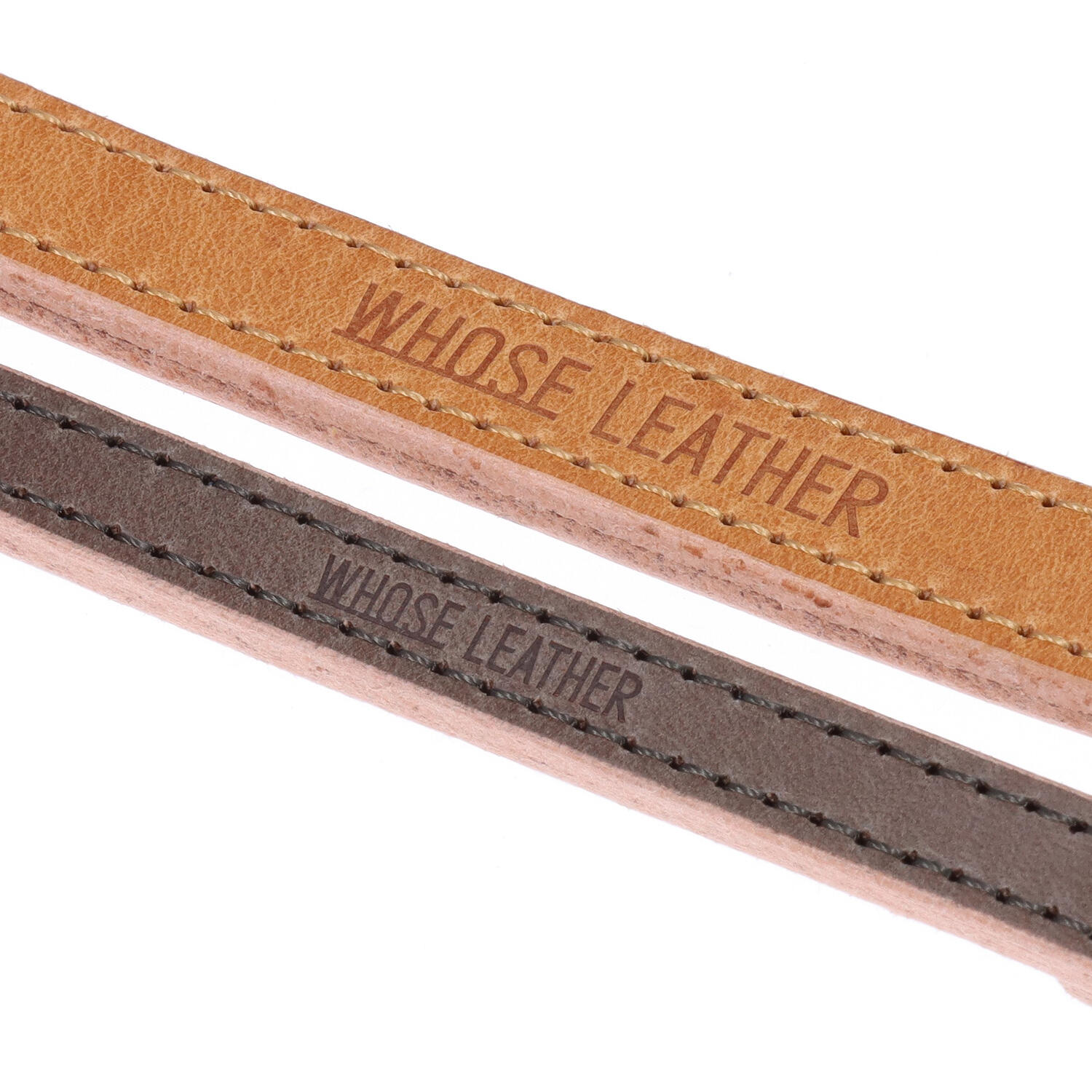 Whose Leather(フーズレザー)|10mm幅 ヌメ革 小型犬用 リード |日本革市