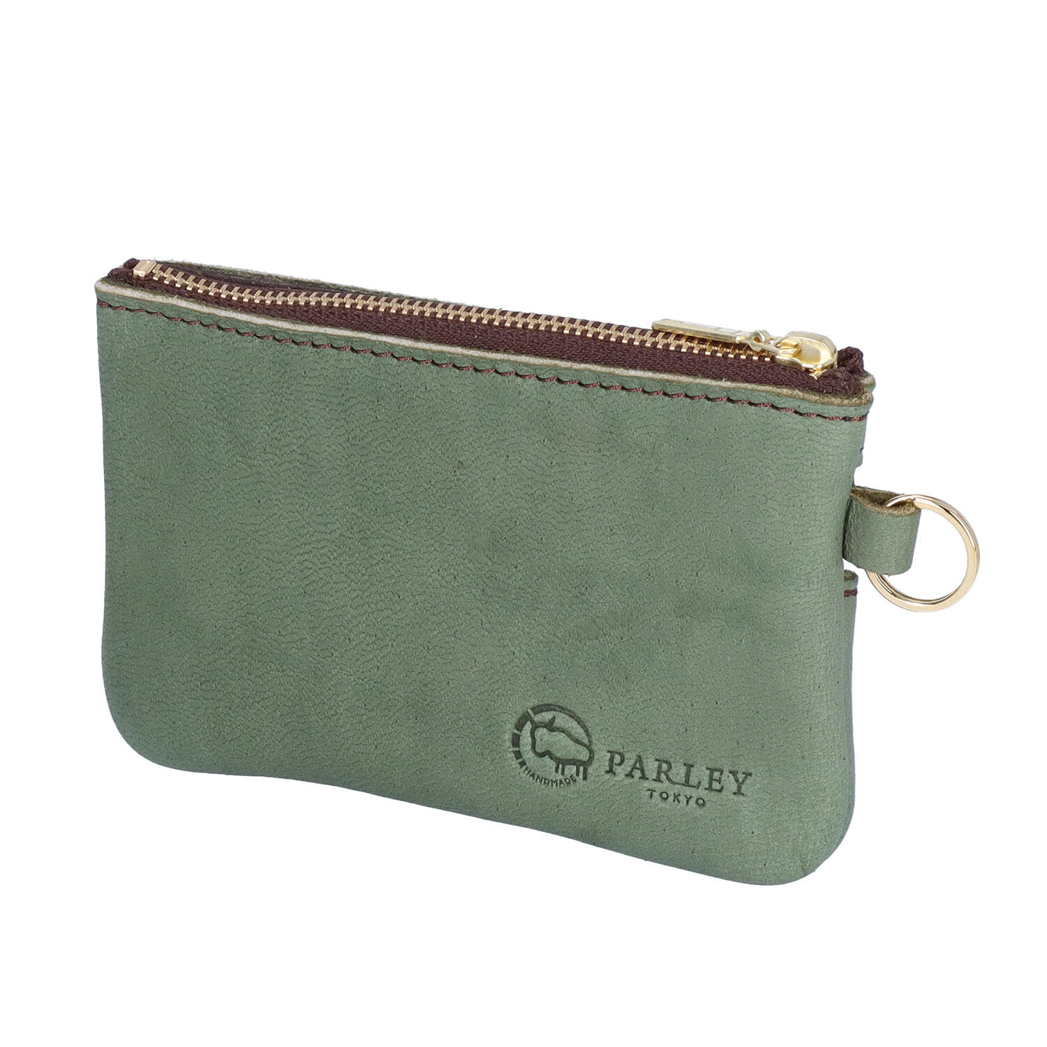 PARLEY（パーリィー）｜鹿革 キーリング付き ミニポーチ マルチケース｜日本革市