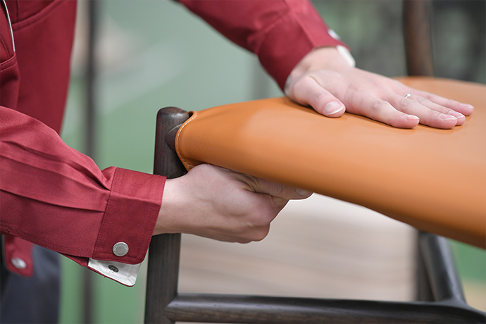 「新しいレザー表現も取り入れていきたいです」と平田さん。